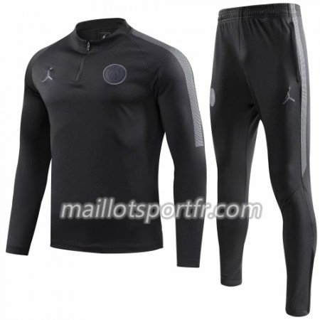 PSG Ensemble Sweat d'entrainement Jordan Noir 2018/19